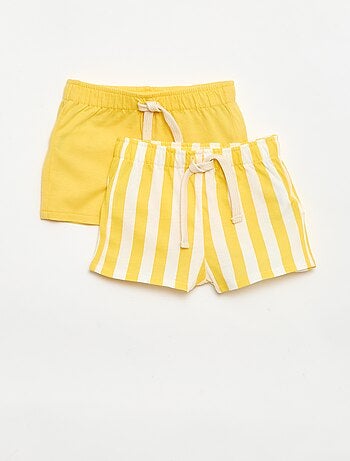 Lot de 2 shorts en jersey