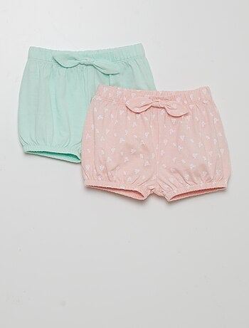 Lot de 2 shorts en jersey