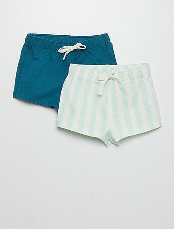 Lot de 2 shorts en jersey