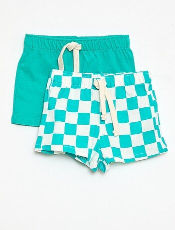 Lot de 2 shorts en jersey