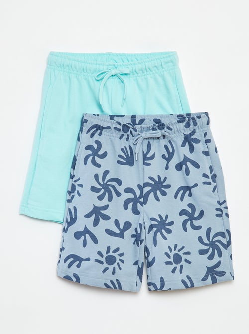 Lot de 2 shorts en molleton - Kiabi