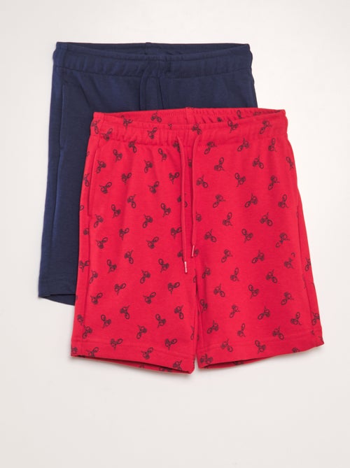 Lot de 2 shorts en molleton fin - Kiabi
