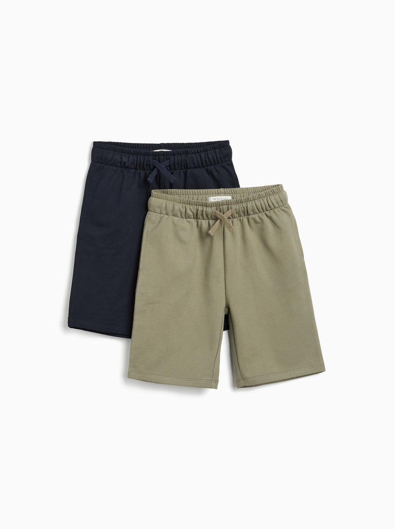 Lot de 2 shorts en polaire MO Fashion Bleu - Kiabi
