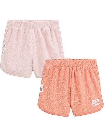 Lot de 2 shorts enfant en éponge Honfleur