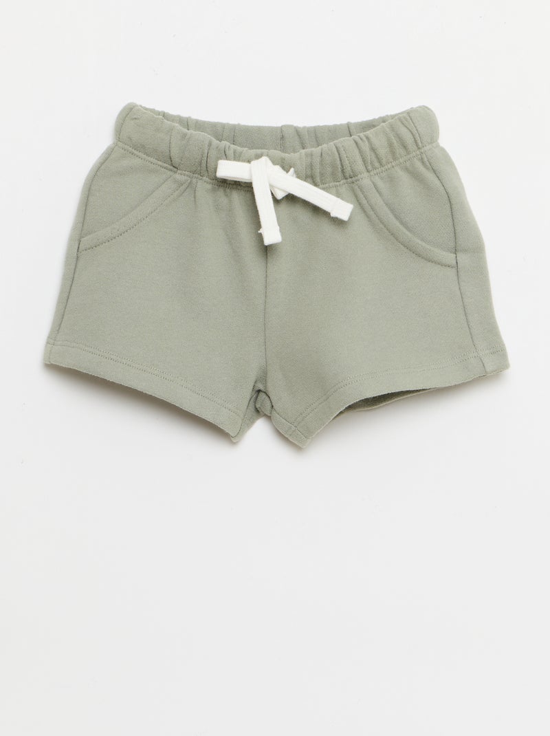 Lot de 2 shorts Kaki - Kiabi