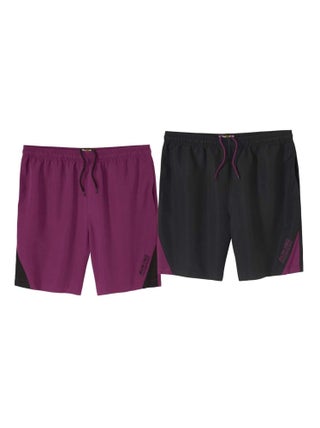 Lot de 2 Shorts Microfibre Running   - ATLAS FOR MEN