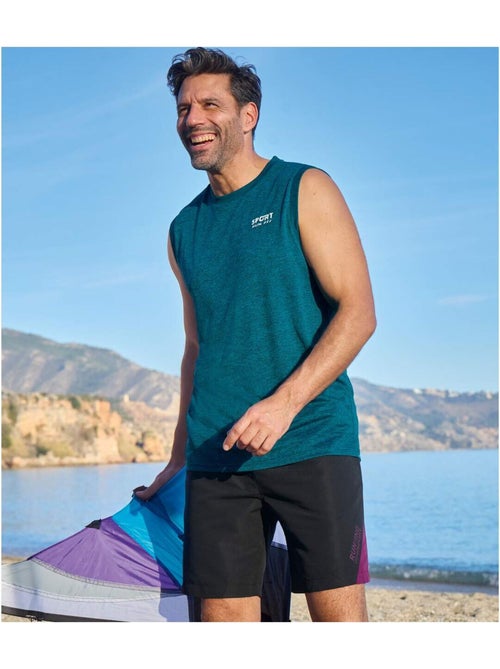 Lot de 2 Shorts Microfibre Running   - ATLAS FOR MEN - Kiabi