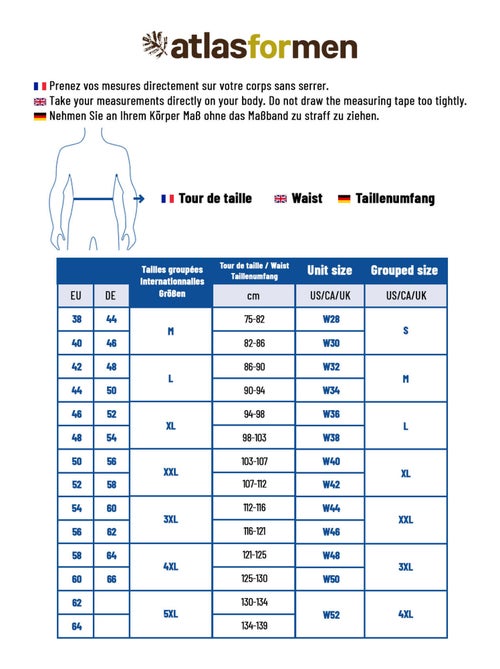 Lot de 2 Shorts Microfibre Sport   - ATLAS FOR MEN - Kiabi