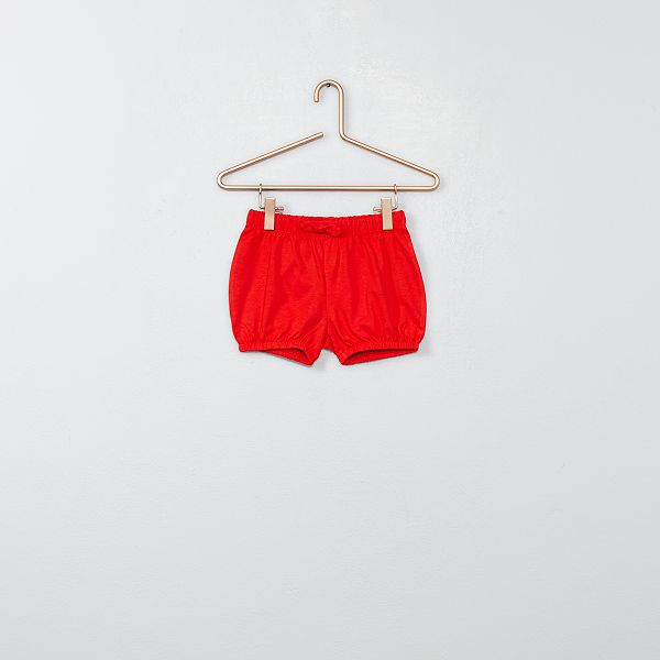 Lot De 2 Shorts Bebe Fille Rouge Marine Kiabi 5 00