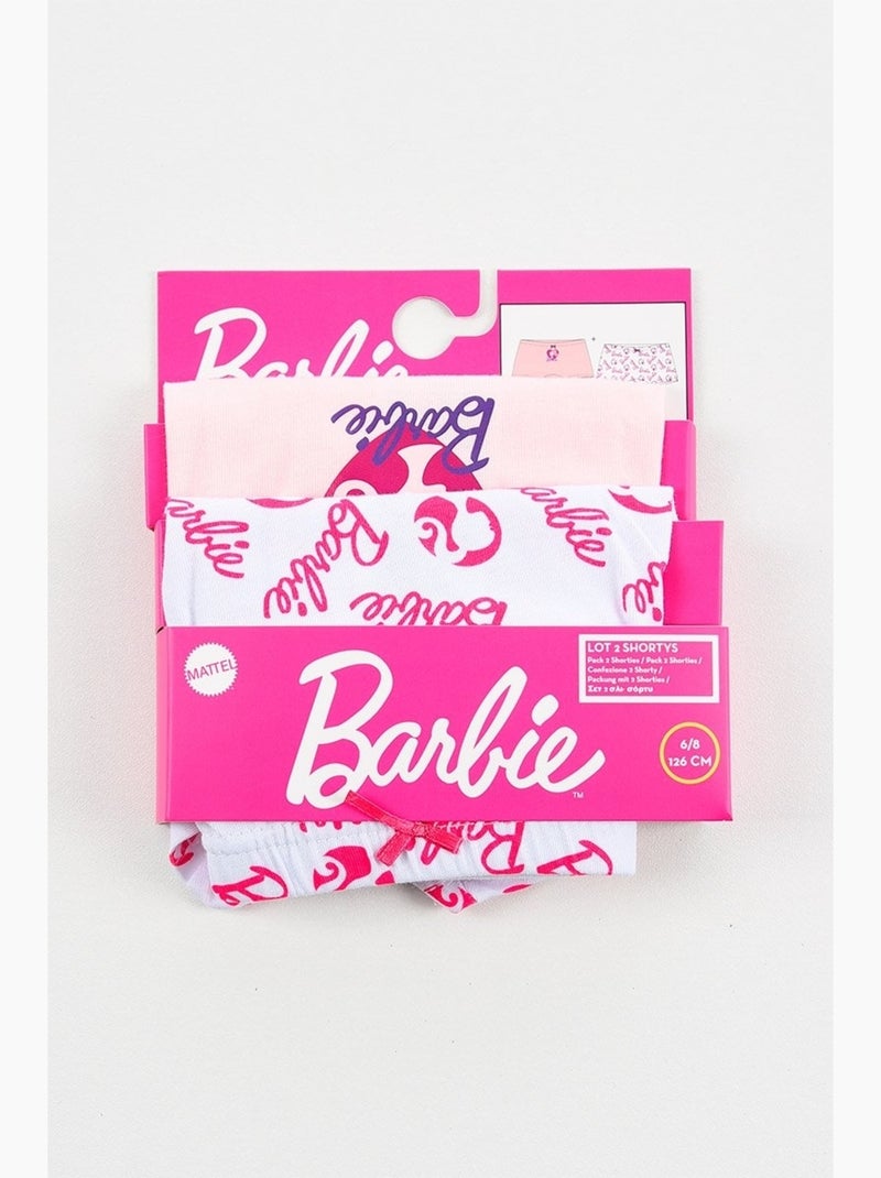 Lot de 2 shortys barbie | licence officielle Multicolore - Kiabi