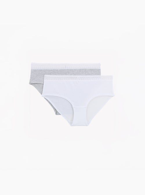 LOT DE 2 SHORTYS COTON - RougeGorge Lingerie - Kiabi