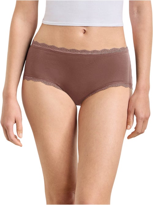 Lot de 2 shortys Daily Coton Dentelle - Kiabi