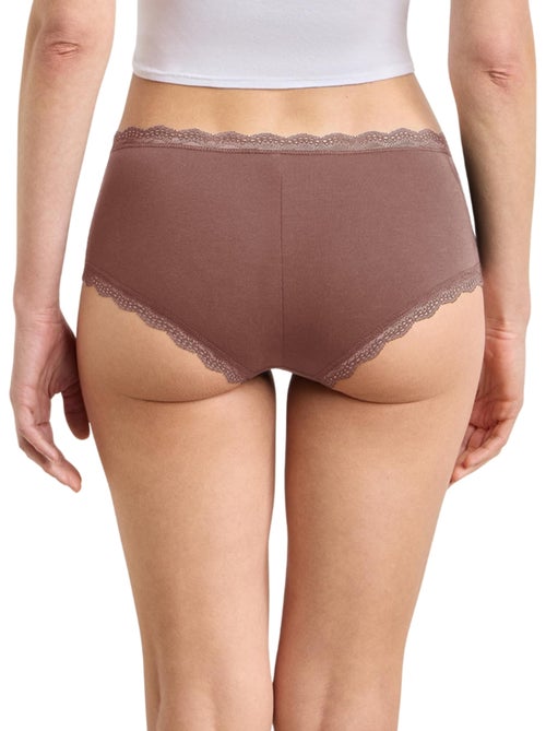 Lot de 2 shortys Daily Coton Dentelle - Kiabi