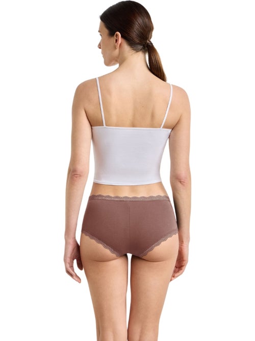 Lot de 2 shortys Daily Coton Dentelle - Kiabi
