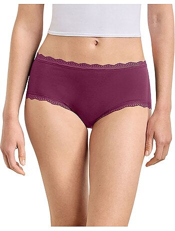 Lot de 2 shortys Daily Coton Dentelle