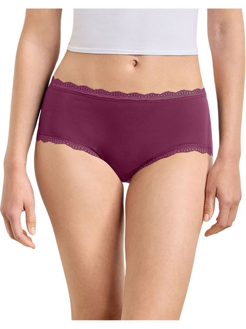 Lot de 2 shortys Daily Coton Dentelle - Kiabi