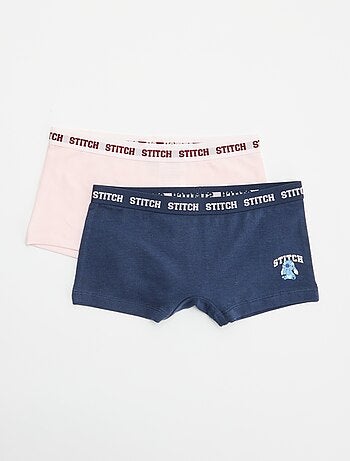 Lot de 2 shortys 'Disney' 'Stitch'