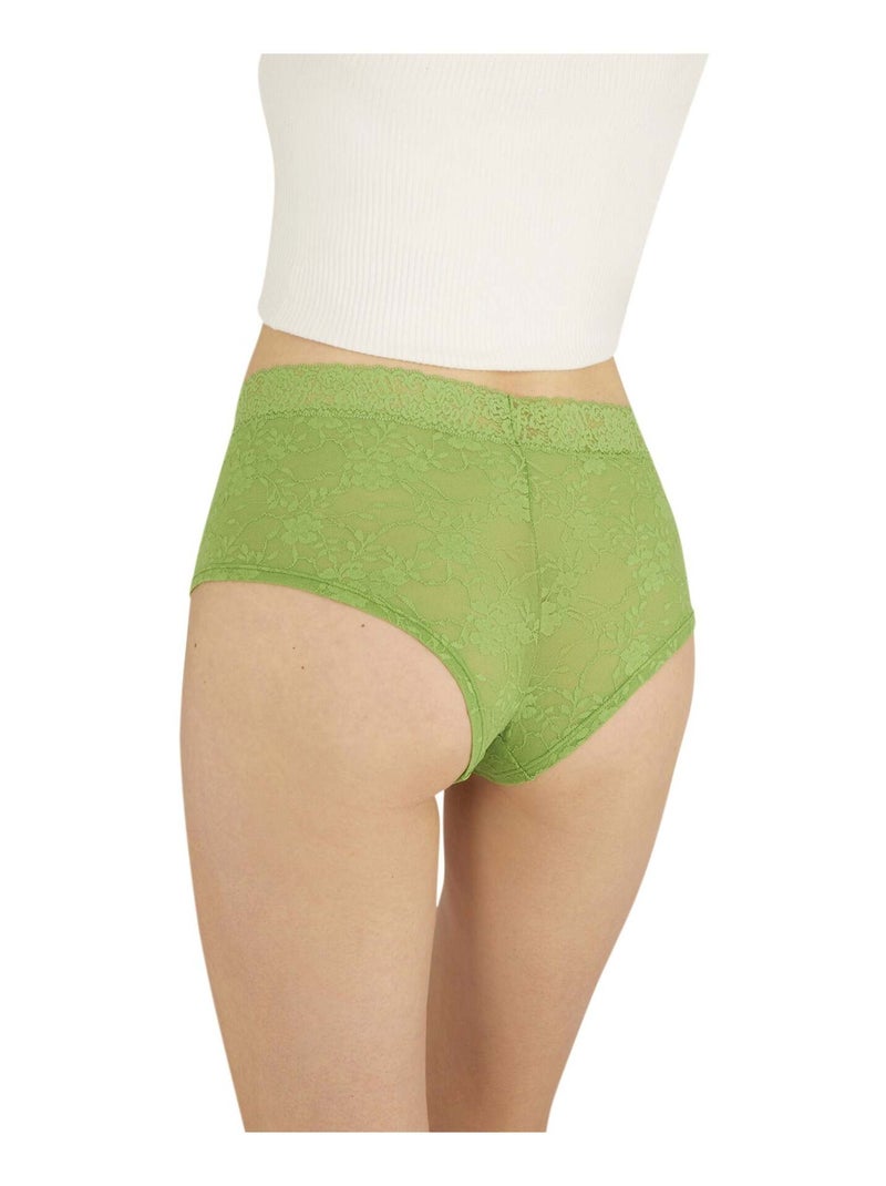 Lot de 2 shortys DUO POP Blanc Vert - Kiabi