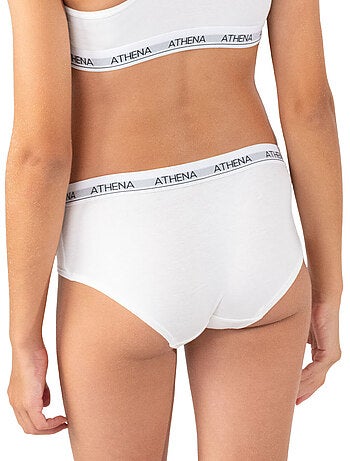 Lot de 2 shortys fille Coton Ultra Doux Athena