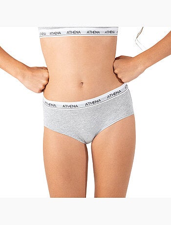 Lot de 2 shortys fille Coton Ultra Doux Athena
