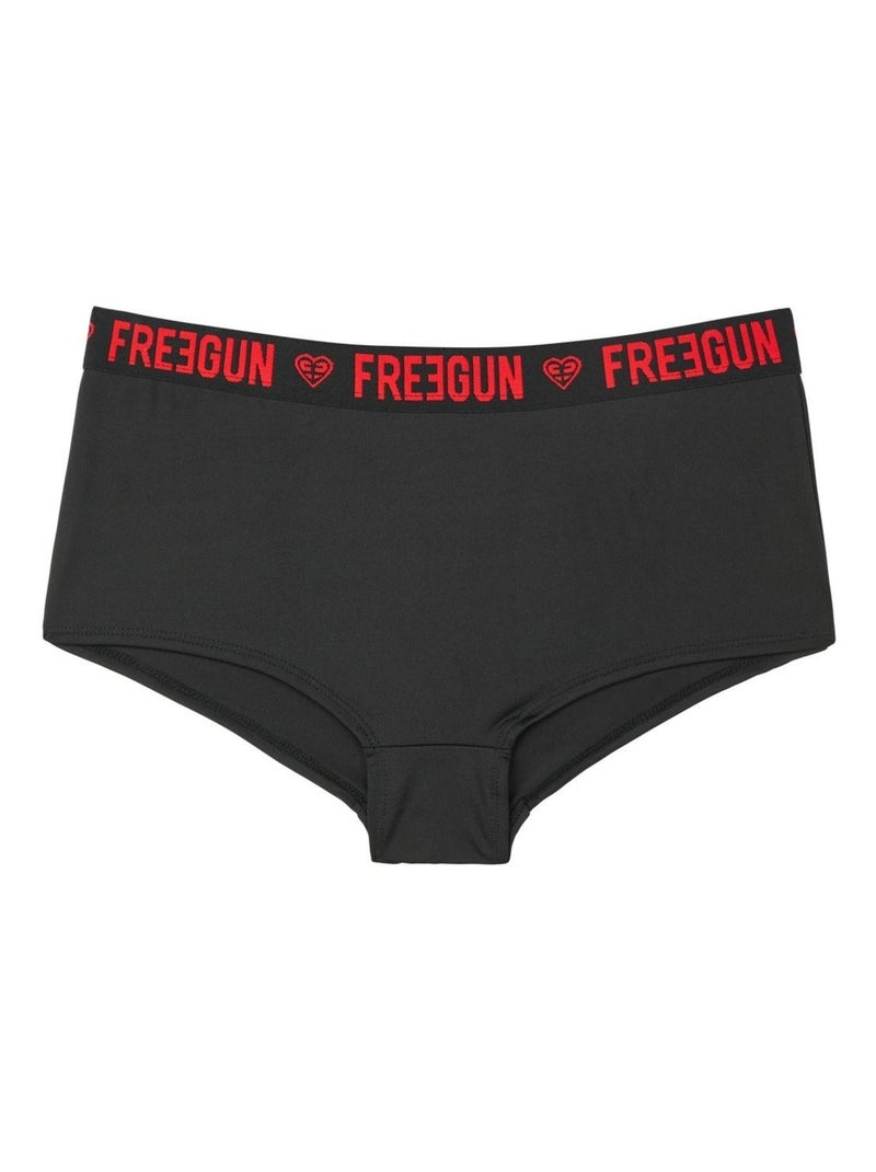 Lot de 2 Shortys fille Miss Freegun Miss Freegun Noir - Kiabi