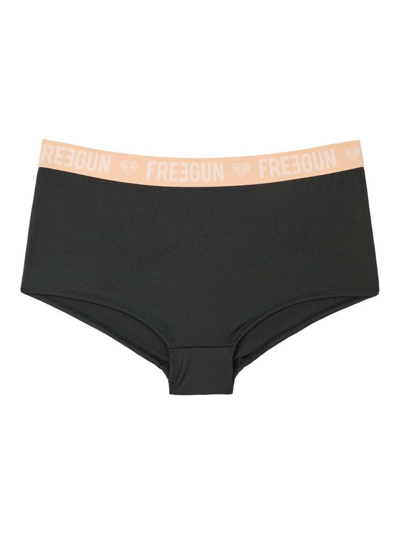 Lot de 2 Shortys fille Miss Freegun Miss Freegun Noir - Kiabi