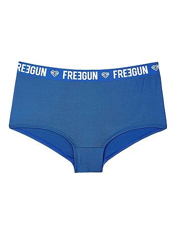 Lot de 2 shortys fille Romantic Cities Bleu Freegun