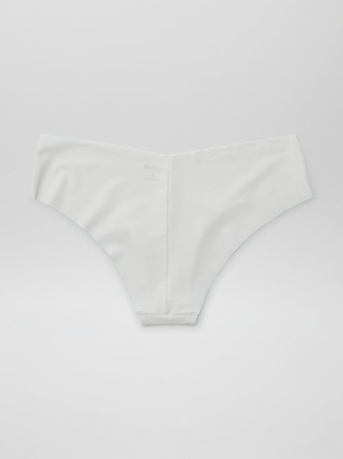 Lot de 2 shortys invisibles en microfibre - Kiabi