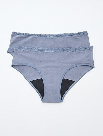 Lot de 2 shortys menstruels flux moyen