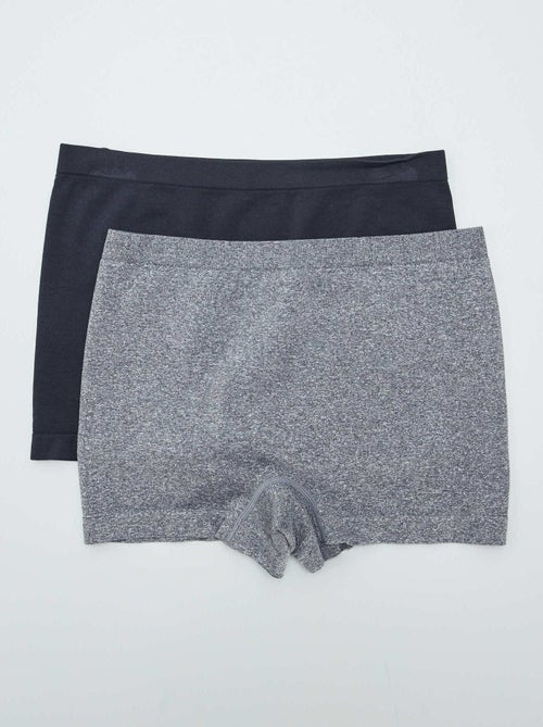 Lot de 2 shortys sans couture - collection facile à enfiler - Kiabi