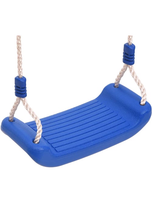 Lot de 2 sièges de balançoire à cordes 38x16 cm pe bleu vidaxl - Kiabi Lot de 2 sièges de balançoire à cordes 38x16 cm pe bleu vidaxl - Kiabi