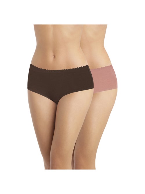 Lot de 2 Slips coton Body Touch Easy - Kiabi