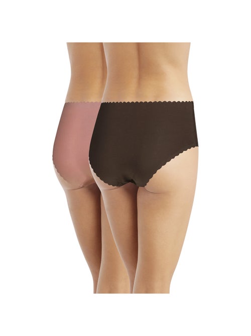 Lot de 2 Slips coton Body Touch Easy - Kiabi