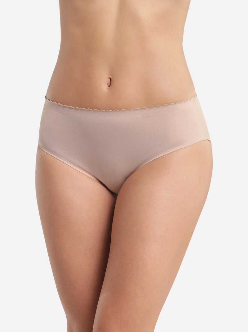 Lot de 2 Slips coton Body Touch Easy Noir - Kiabi