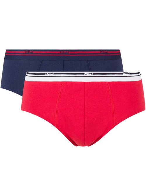 Lot de 2 Slips coton Classic Colors - Kiabi