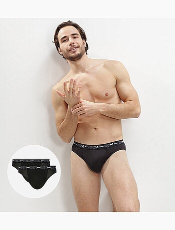 Lot de 2 Slips coton Coton Stretch