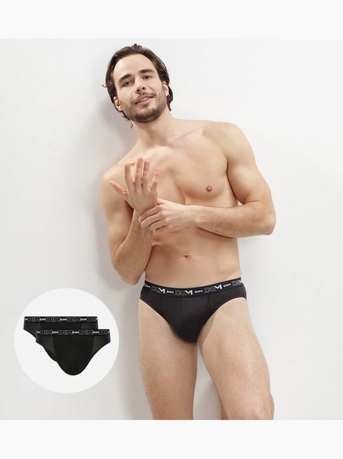 Lot de 2 Slips coton Coton Stretch - Kiabi