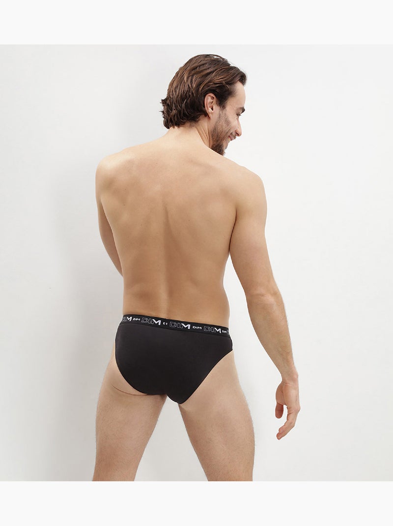 Lot de 2 Slips coton Coton Stretch Blanc - Kiabi