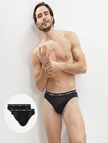 Lot de 2 Slips Coton Strech
