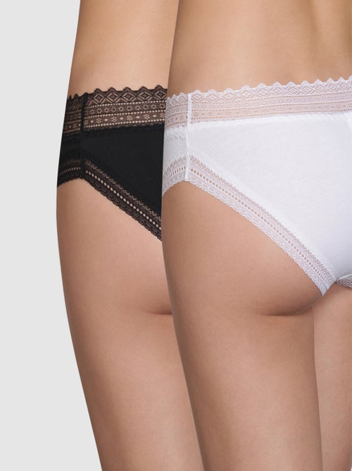 Lot de 2 Slips Coton Sexy Fashion - Kiabi