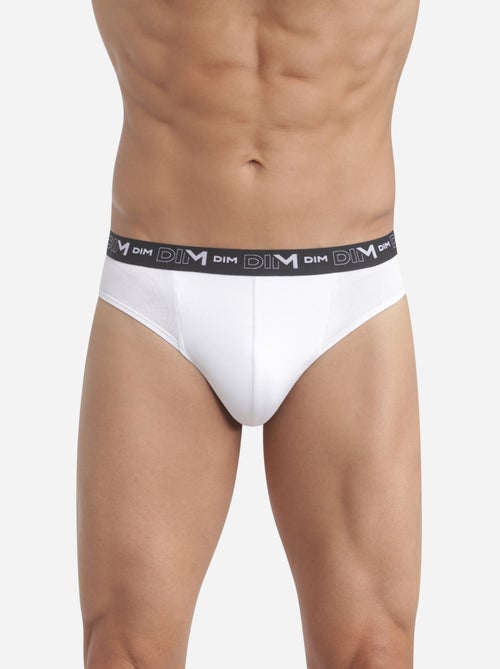 Lot de 2 Slips Coton Strech - Kiabi