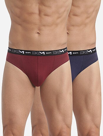 Lot de 2 Slips Coton Strech