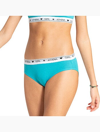 Lot de 2 slips fille Coton Utlra Doux Athena Fille