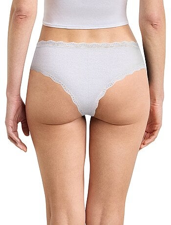 Lot de 2 slips Daily Coton Dentelle