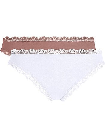 Lot de 2 slips Daily Coton Dentelle