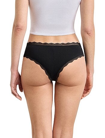 Lot de 2 slips Daily Coton Dentelle