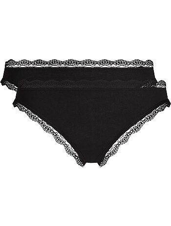 Lot de 2 slips Daily Coton Dentelle