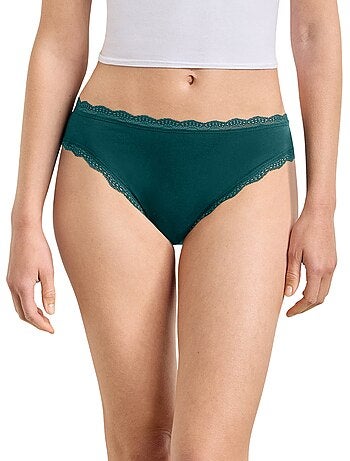 Lot de 2 slips Daily Coton Dentelle