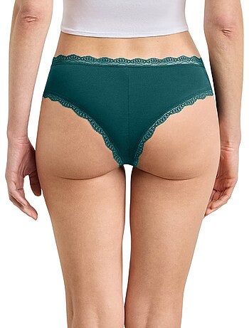 Lot de 2 slips Daily Coton Dentelle