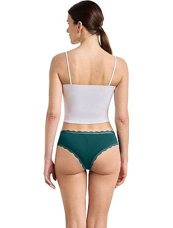 Lot de 2 slips Daily Coton Dentelle
